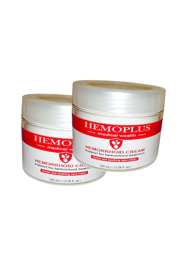 Hemoplus Krem 150 Ml Ölçeğinde 2 Adet Hemeroid Kremi