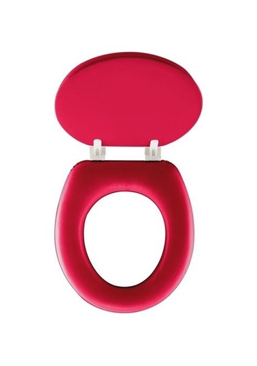 Softy Classic Süngerli Klozet Kapağı Düz Kırmızı