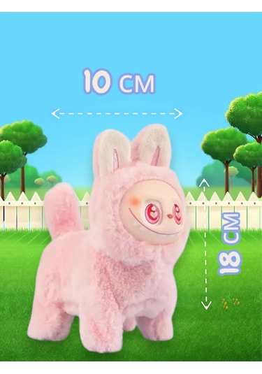 Pop Mart Labubu Yumuşak Oyuncak Labubu Köpek 480768905 PEMBE