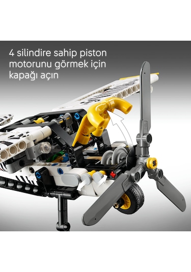 LEGO® Technic Arazi Uçağı 42198 - 8 Yaş ve Üzeri Çocuklar için Koleksiyonluk Yaratıcı Oyuncak Yapım Seti (333 Parça)