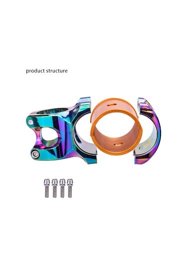 Jeemson Mtb Jant Kolunu Cnc Alüminyum 7075 Kolu 31.8mm Çap 35mm Uzunluk Sağlam Dayanıklı Bisiklet Aksesuarı