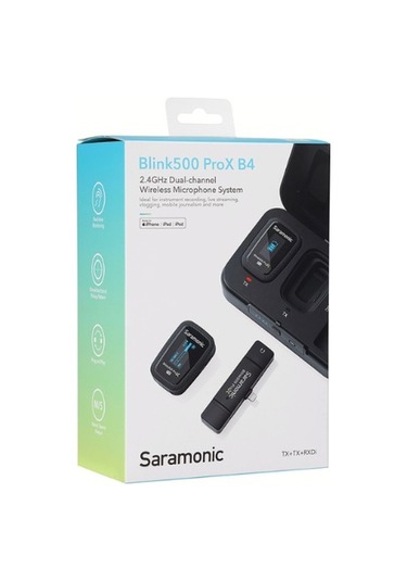 Saramonic Blink500 Prox B4 Kablosuz İkili Mikrofon