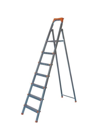 Asvera - 6+1 Basamaklı Profil Merdiven - 6 Basamaklı Ev, Bahçe Ve İş Yeri Kullanımına Uygun