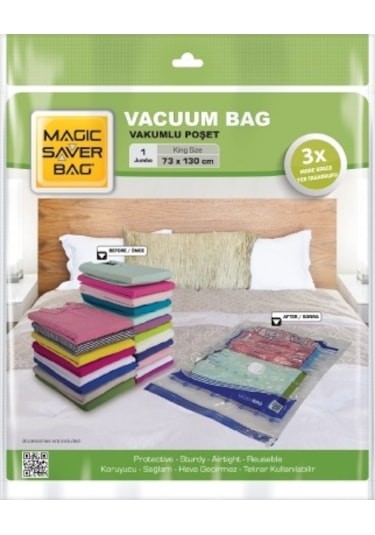 73x130 Jumbo Vakumlu Poşet Hurç Bag 5224 Diğer