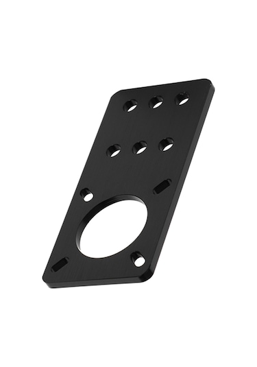 Tenfowee Nema 17 Adım Motoru Montaj Plakası, Alüminyum, Siyah Anodize, Çoklu Delikli Tasarım, 3d Yazıcı Aksesuarı, V-slot Uyumlu