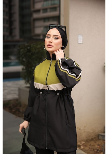 Tesettür Eşofman Takımı Fermuarlı Ikili Takımı Siyah 479 Siyah