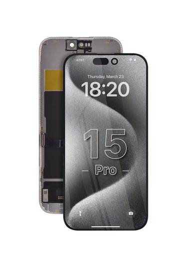 Apple Uyumlu iPhone 15 Pro Soft-oled 120hz Ekran