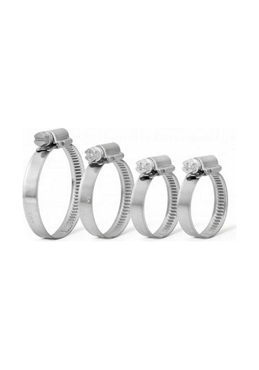 Ayarlı Metal Hortum Kelepçesi Vidalı 20-30 mm 30 Adet