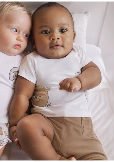 Mayoral Erkek Bebek Tişört Şort Set Çok Renkli