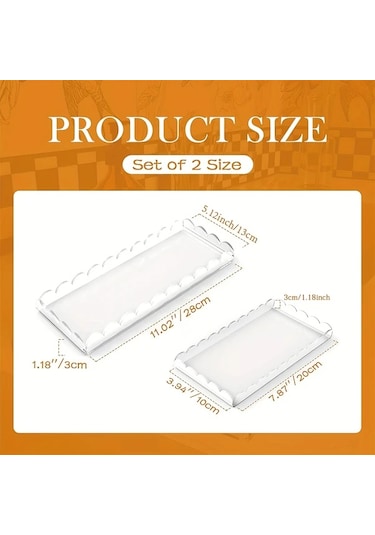 Xuweiwei Transparent B Tarak Kenarlı Akrilik Tepsi Banyo Makyaj Organizasyon Şeffaf