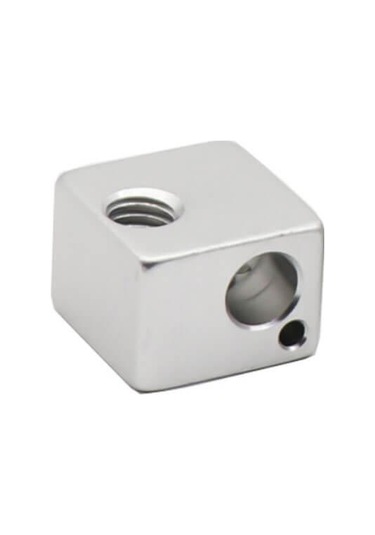 Koodmax 3d Yazıcı E3d V5 Isıtıcı Blok Baskı Kafası J Kafa Çift Taraflı 16x16x12mm Alüminyum Blok