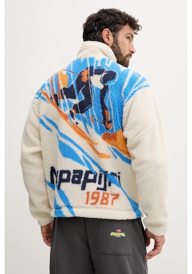 Napapijri T-fiemme Erkek Polar Ceket-30432 Beyaz