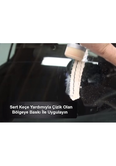 Seryum Oksit Cam Çizik Giderici 50 Gram + Uygulama Yün Keçe