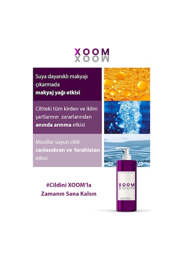 Procsın Xoom 3 İn 1 (Temizleme Yağı + Temizleme Jeli + Micellar Su) Bakım Ve Temizleme Xoomu 150 ML