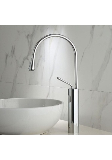 Boheme Mars Krom Çanak Lavabo Bataryası Krom