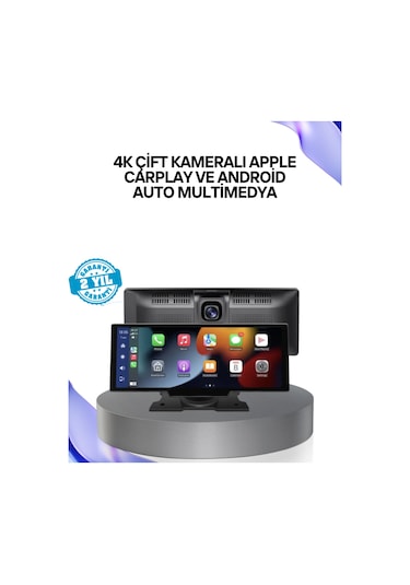 Renault Megane, Clio, Symbol, Captur, Toyota Corolla, Yaris, C-hr, Ford Focus, Fiesta Uyumlu Kablosuz Carplay Multimedya 10.26' Dokunmatik Ekran Diğer