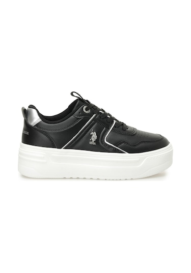 U.S. Polo Assn. 5P CLARKE 5FX Kadın  Siyah Sneaker