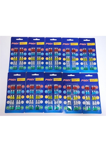 Pmx 10.Lu Paket Yassı Bıçak Sigorta 10.Lu