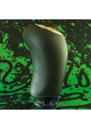Duster Logan Sandero Siyah Deri Dikişli Kapak Vites Topuzu