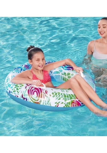 Bestway Elindeki Halkalı 91 Cm Şişme Yüzme Simidi 419805988