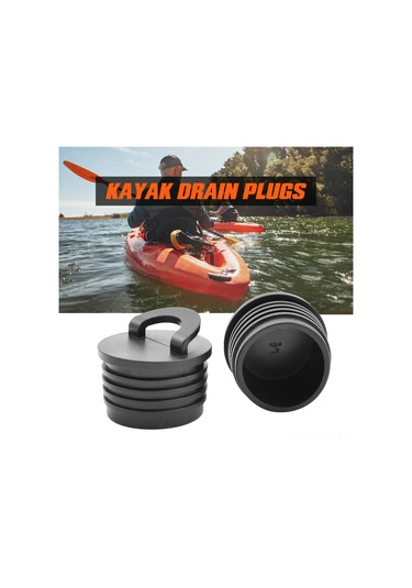 Geeroyoo Kano, Kayak Ve Tekneler İçin 2 Adet Kauçuk Drenaj Tıkacı - Su Geçirmez