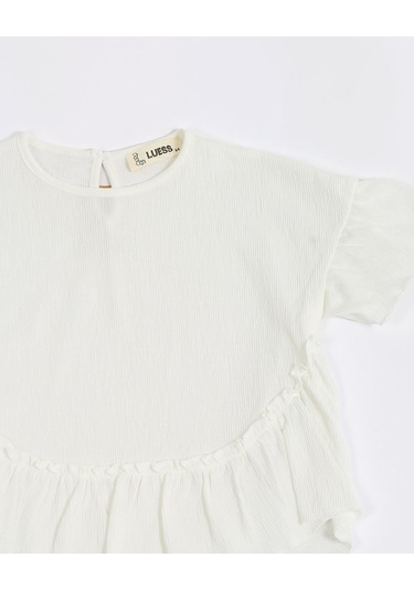 Luess Kız Çocuk Fırfırlı Bluz-beyaz Beyaz Luess Kız Çocuk Fırfırlı Bluz-beyaz Beyaz