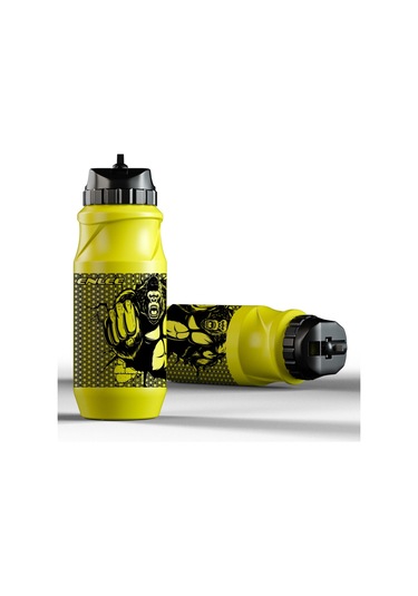 Enlee 650 Ml Dağ Bisikleti Su Şişesi Bpa Içermez Fda Sertifikası Olmadan - Orangutan/Sarı