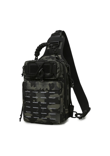 Xindoker Outdoor Çok Amaçlı Loya Çanta - Tek Omuzlu/çapraz Taşınabilir, Oxford Kumaş, Koyu Renk, Balıkçılık Malzemeleri İçin Tasarlanmıştır