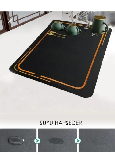 Sengenegel Bulaşık Yıkama Matı Kurulama Matı Bulaşık Kurutma Matı Katlanabilir Tezgah Üstü Mat