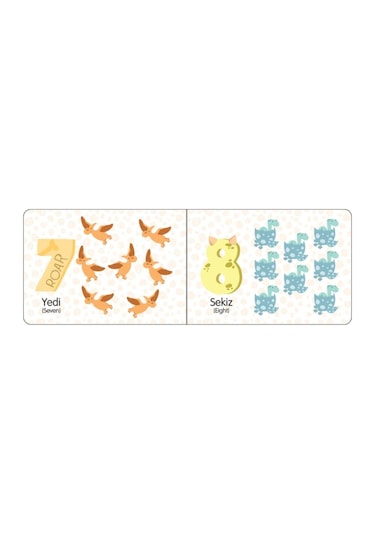 Ilk Kitaplarım Türkçe / Ingilizce Temel Kelimeler 6'lı Set 10,5x15cm