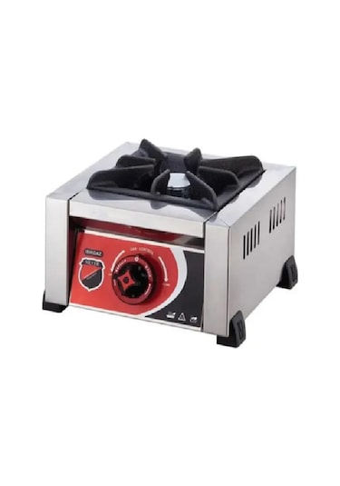 Işıkgaz Silver Endüstriyel Doğalgazlı Set Üstü Mini Tekli 1 Gözlü Ocak