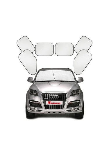 Ön Cam İçin Araç Güneşliği, Arka Cam İçin Güneşlik, Yan Camlar İçin Güneşlik R-4044 Yeni Gümüş 8 Parçalı Set