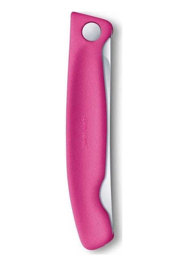 Victorinox 6.7836.f5b 11cm Pembe Tırtıklı Katlanabilir Domates Bıçağı Pembe
