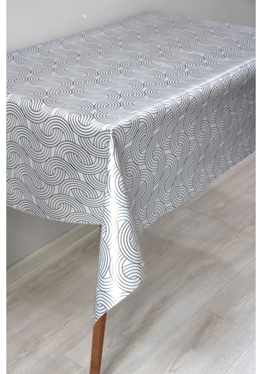 Astarlı Silinebilir Pvc Muşamba Masa Örtüsü 107-a-antrasit