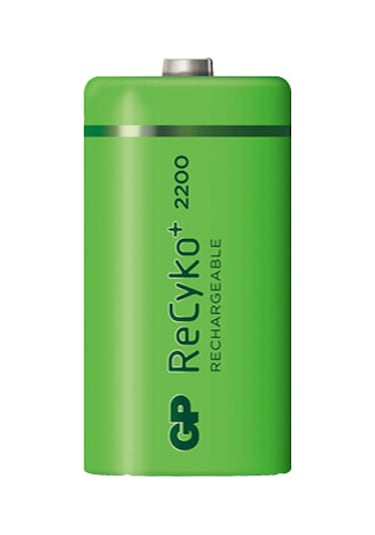 GP ReCyko+ GP220DH-2U2 2200 mAh D Boy Ni-MH Şarj Edilebilir Pil 2'li