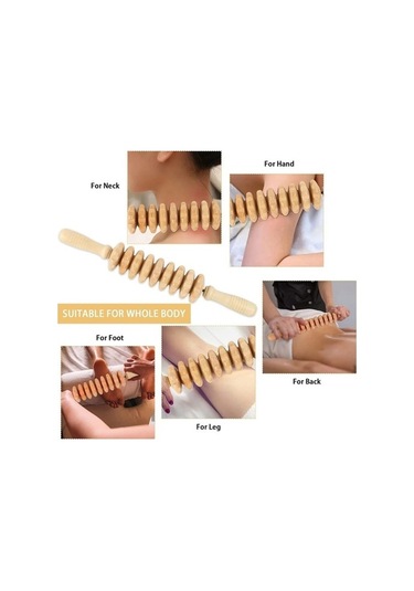 Bir Stil El Vücut Ahşap Masaj Rulo Anti Selülit Masajı Lenfatik Drenaj Kas Gevşeme Için Ahşap Terapi Masaj Aletleri Kpns7t Çok Renkli