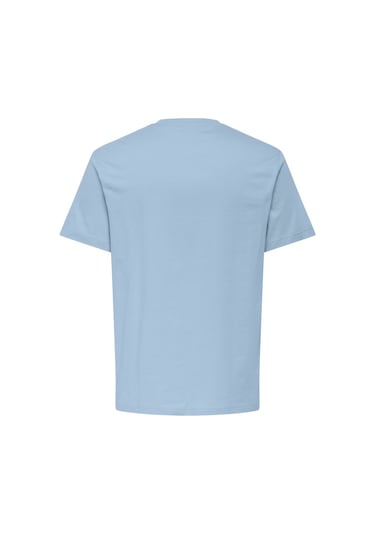 Only & Sons Maxim Erkek Mavi Tişört 22036952-skw