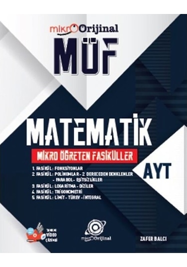 2025 Orijinal Mikro Ayt Matematik Möf Mikro Öğreten Fasiküller