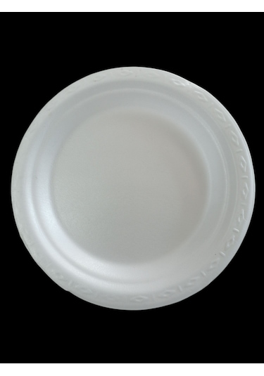 Büyük Boy Kullan-at Köpük Tabak 23 Cm X 25 Adet