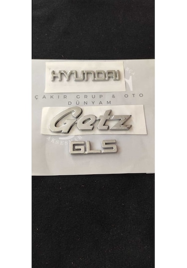 Hyundai Getz Gls Bagaj Yazısı 3'lü Takım Hyundai Getz Gls