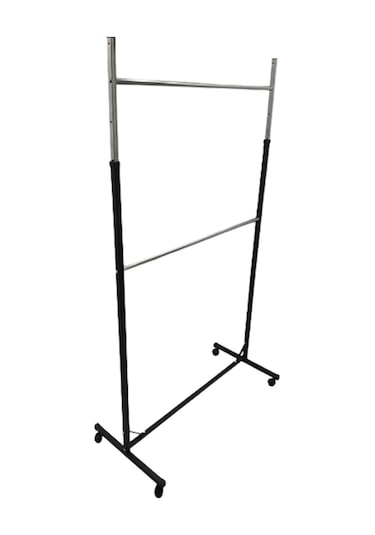 Çift Katlı Ayarlı Tekerlekli Stant, Elbise Askılığı, Mağaza Askılığı, Askılık 220x120 Cm Diğer