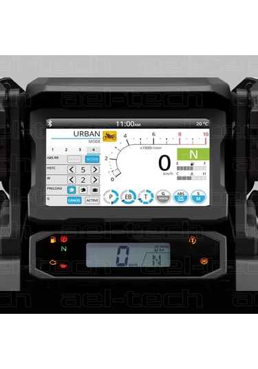 Honda Nt 1100 Uyumlu Navigasyon Ve Bilgi Ekran 9h Nano Ekran Koruyucu 2022-2025