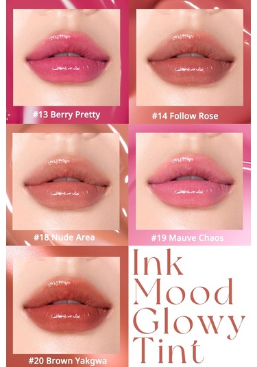 Peripera Ink Mood Glowy Tint 18 Nude Area Honey K-ookie