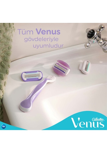 Gillette Venus Comfortglide Breeze Kadın Tıraş Makinesi + Yedek Tıraş Bıçağı 2'li