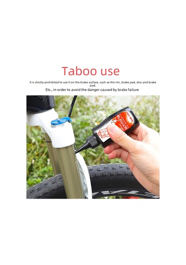 Geeroyoo Mountain Bike Amortisör Bakım Yağı - Ön Arka Şok Absorberi Silikon Yağı, Zımpara Ve Yağlama, Dayanıklı Bakım Sıvısı Çok Renkli