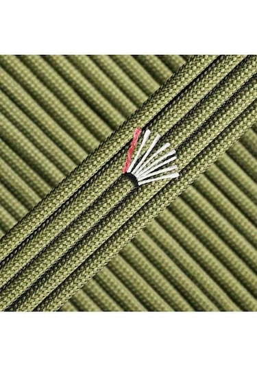 Besthome1 31m 8 Çekirdekli Polyester Yardımcı Halat Yeşil Yeşil