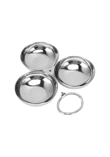 Paslanmaz Çelik 3'üncü Atıştırmalık Plakası, Premium Malzeme, Güvenli, Ergonomik, Bakımı Kolay Metal