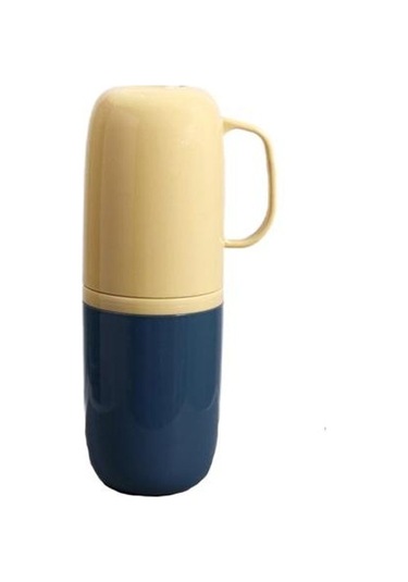 Sarı Seyahat Yıkama Fincan Taşınabilir Uygun Plastik Hafif Seyahat Diş Fırçası Bardağı Seyahat İçin Kılıf Sarı