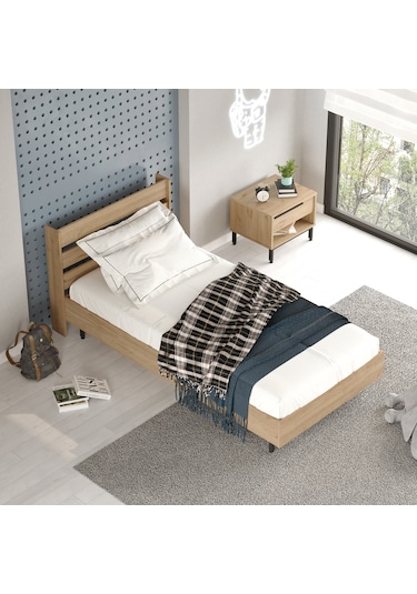 Robin Home Lidya  Metal Ayaklı Tek Kişilik Karyola 100 x 200 CM Sepet