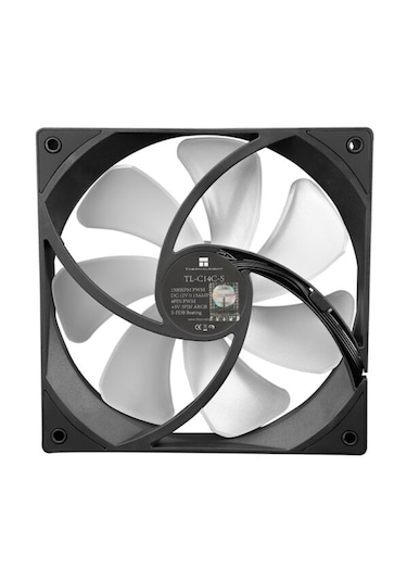 Thermalright TL-C14C-S ARGB 140mm Siyah Kasa Fanı